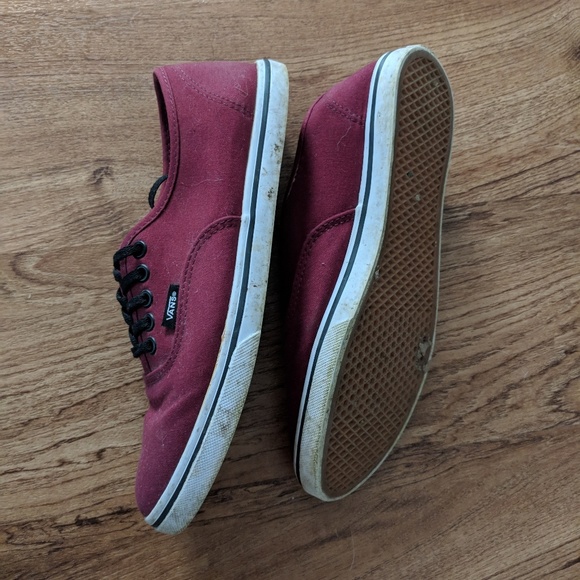 Burgundy Vans - Picture 2 of 2
